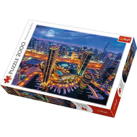 PUZZLE TREFL 2000 el. Światła Dubaju